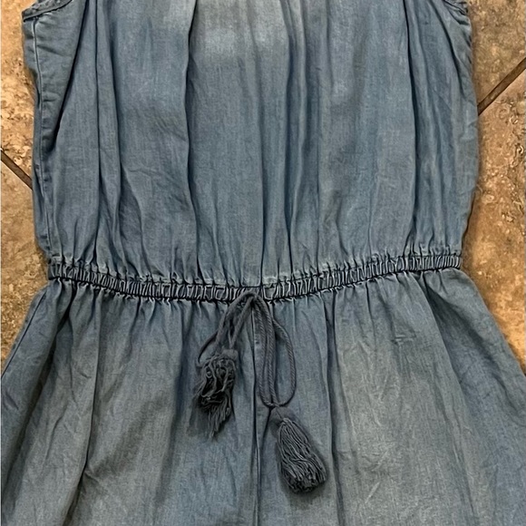 Mossimo Supply Co. Lightweight Denim-like Shorts Romper - Picture 6 of 14